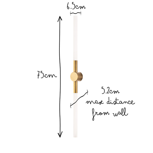 Pooky - Kyber Ip65 Wall Light - Brass