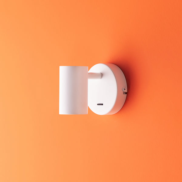 Pooky - Lewis single Wall Light - White - With switch