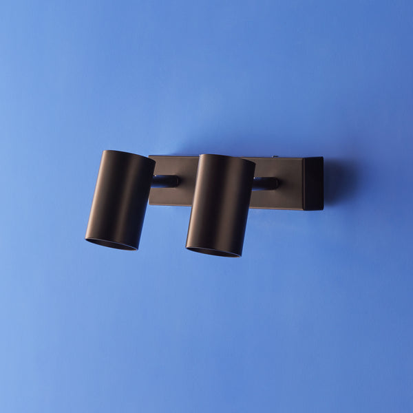 Pooky - Lewis Double Wall Spotlight - Black