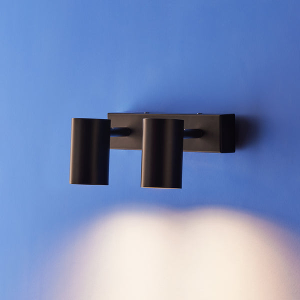 Pooky - Lewis Double Wall Spotlight - Black
