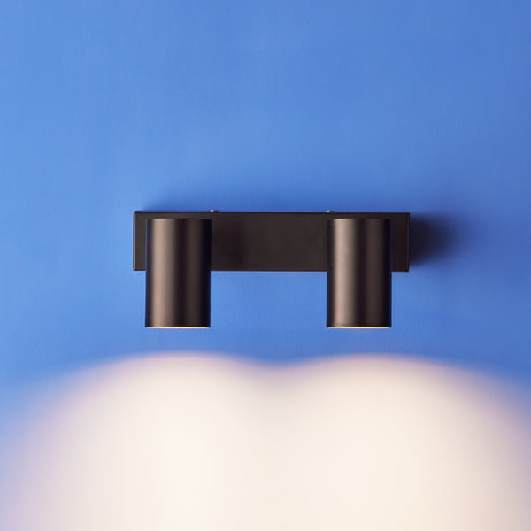Pooky - Lewis Double Wall Spotlight - Black
