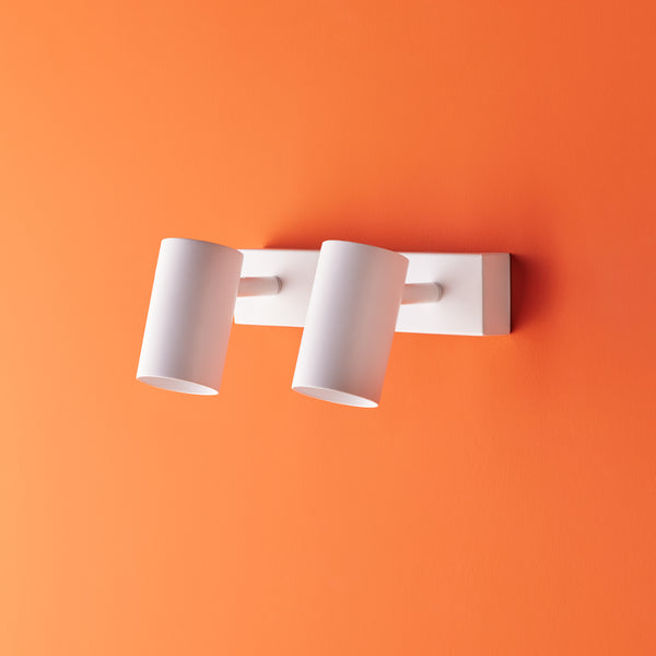 Pooky - Lewis Double Wall Spotlight - White