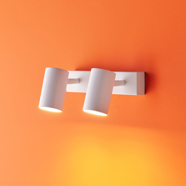 Pooky - Lewis Double Wall Spotlight - White