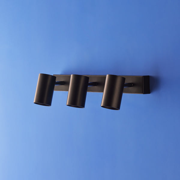 Pooky - Lewis Triple Wall Spotlight - Black