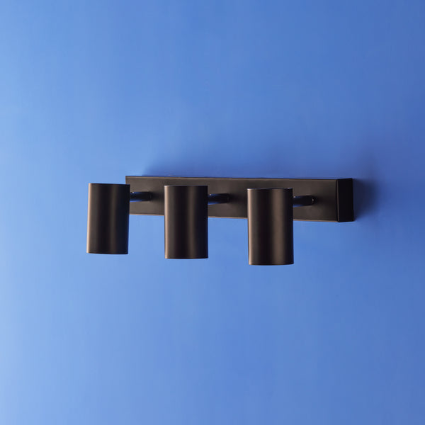 Pooky - Lewis Triple Wall Spotlight - Black