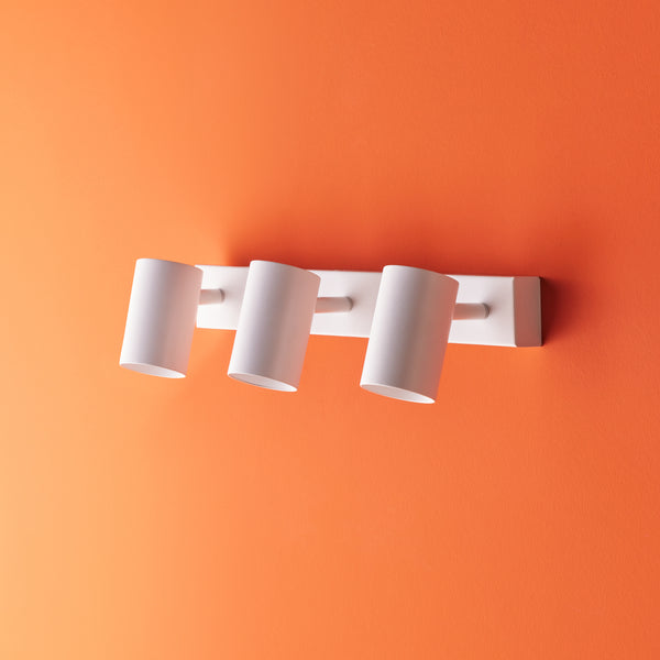 Pooky - Lewis Triple Wall Spotlight - White