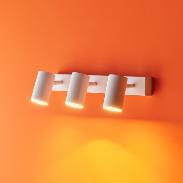 Pooky - Lewis Triple Wall Spotlight - White