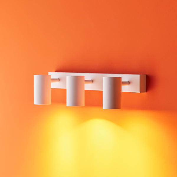 Pooky - Lewis Triple Wall Spotlight - White