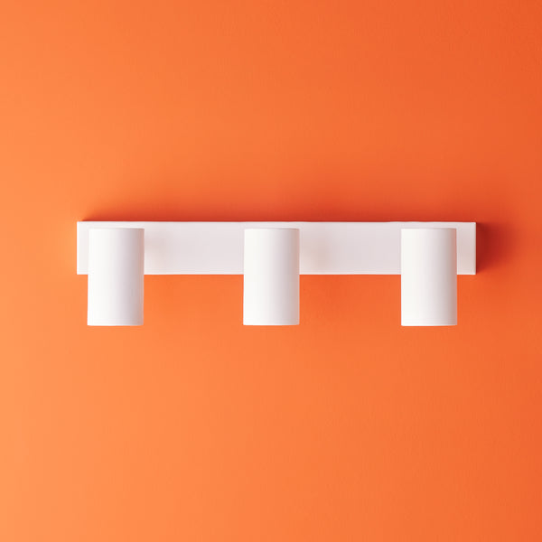 Pooky - Lewis Triple Wall Spotlight - White