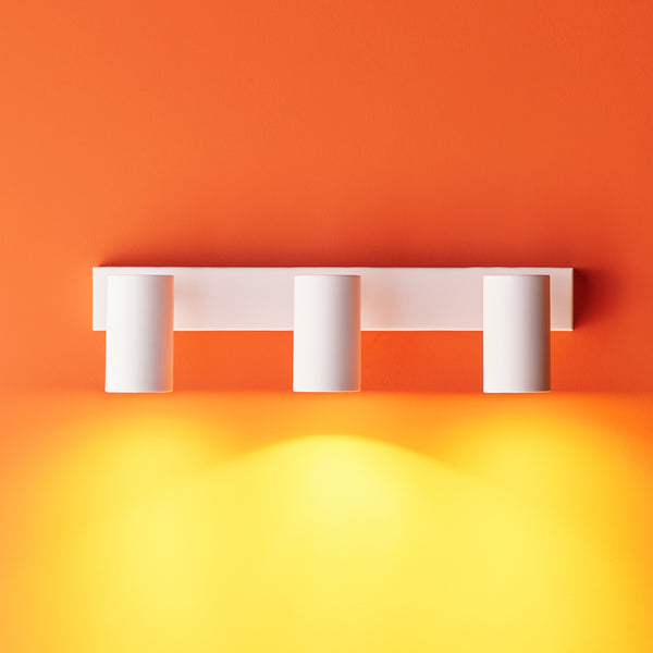 Pooky - Lewis Triple Wall Spotlight - White