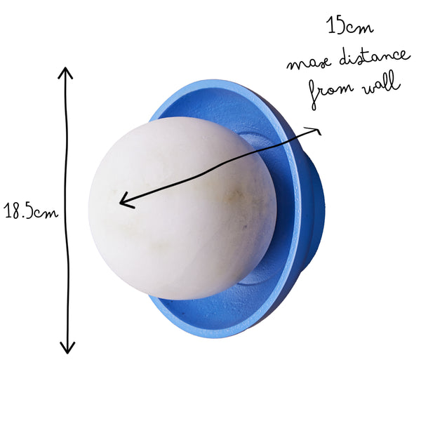Pooky - Luna Wall Light - Klein Blue