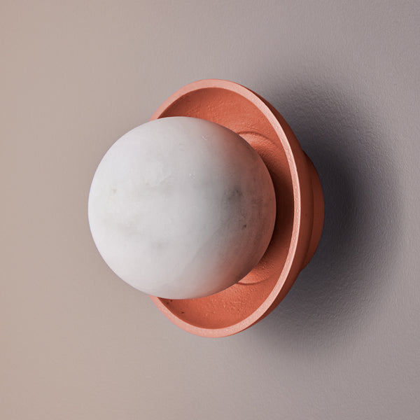 Pooky - Luna Wall Light - Terracotta Finish