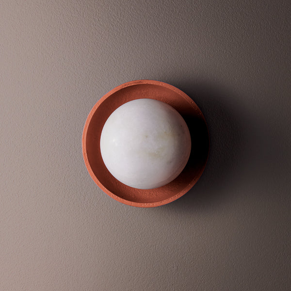 Pooky - Luna Wall Light - Terracotta Finish