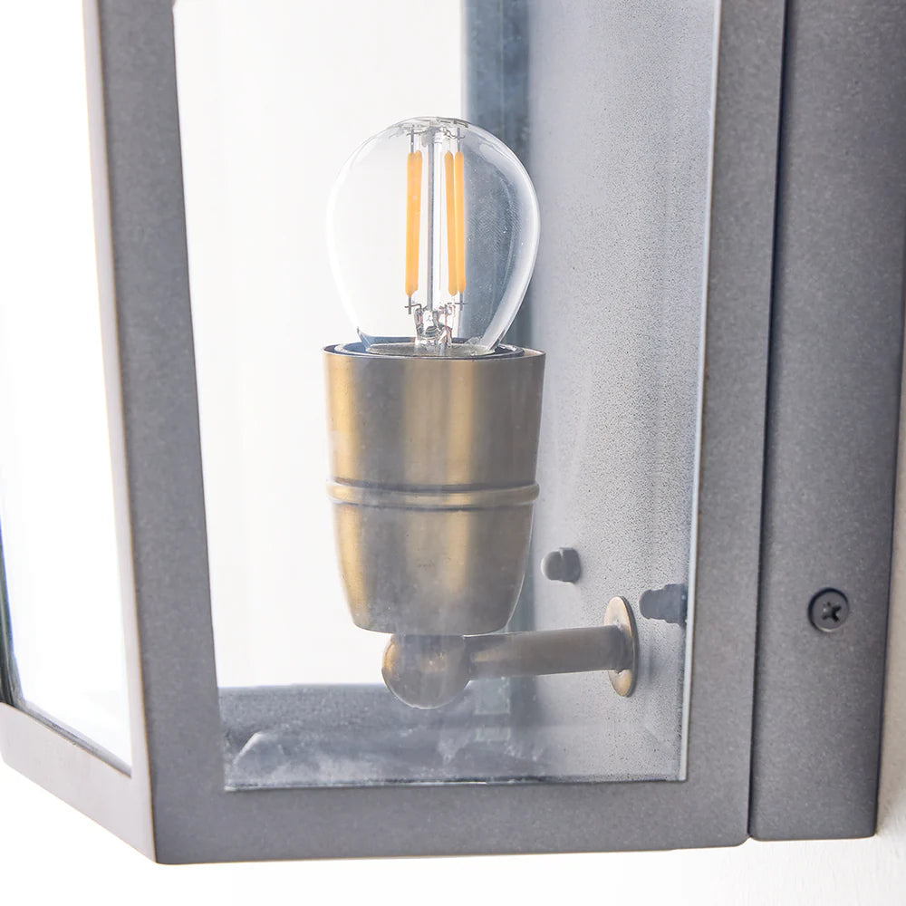 Pooky Majorelle IP44 Wall Light in Grey