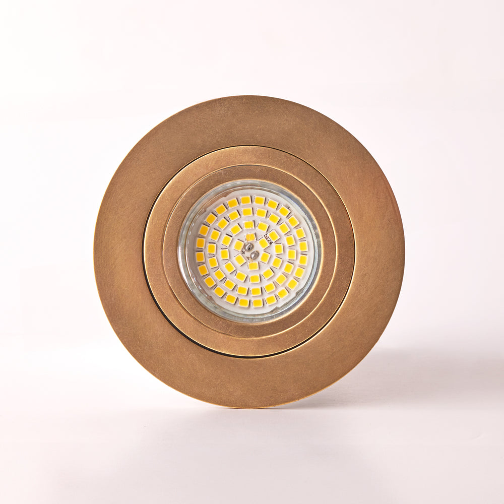 Pooky - Maz Recessed Spotlight - Brass