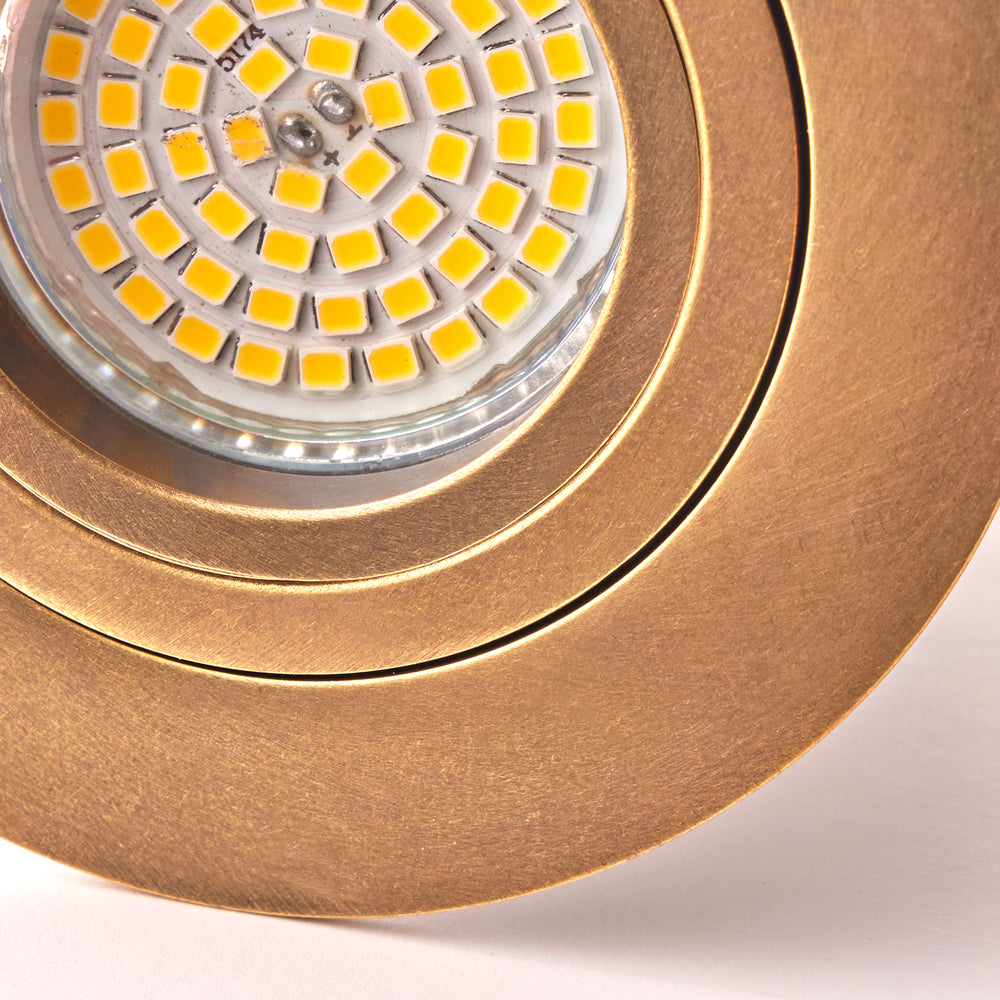 Pooky - Maz Recessed Spotlight - Brass