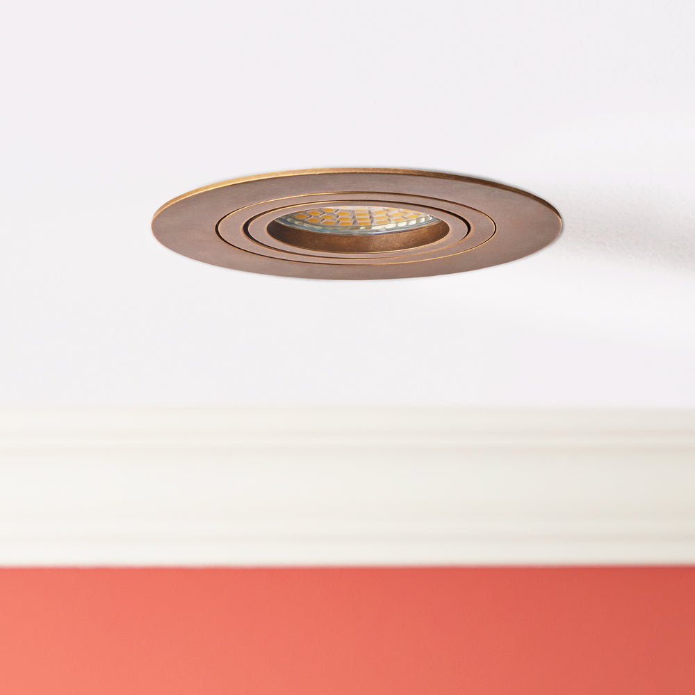 Pooky - Maz Recessed Spotlight - Brass