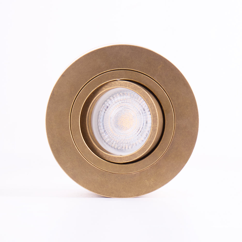 Pooky - Larger Maz Spot Light with Adjustor - Brass