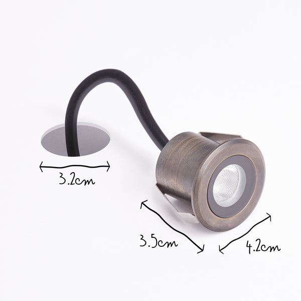 Pooky - Minch Ip67 Led Deck Light - Bronze