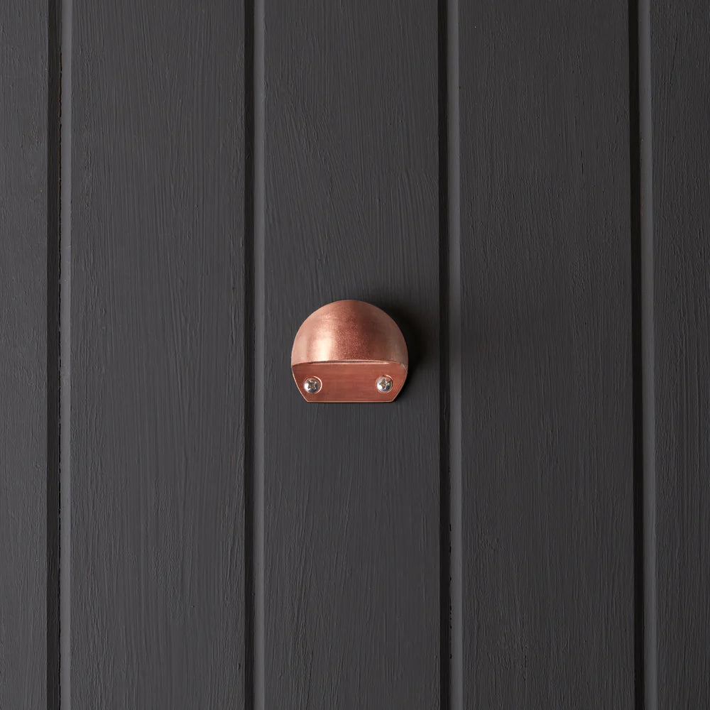 Pooky Mousehole IP65 Outdoor Path Wall Light in Copper