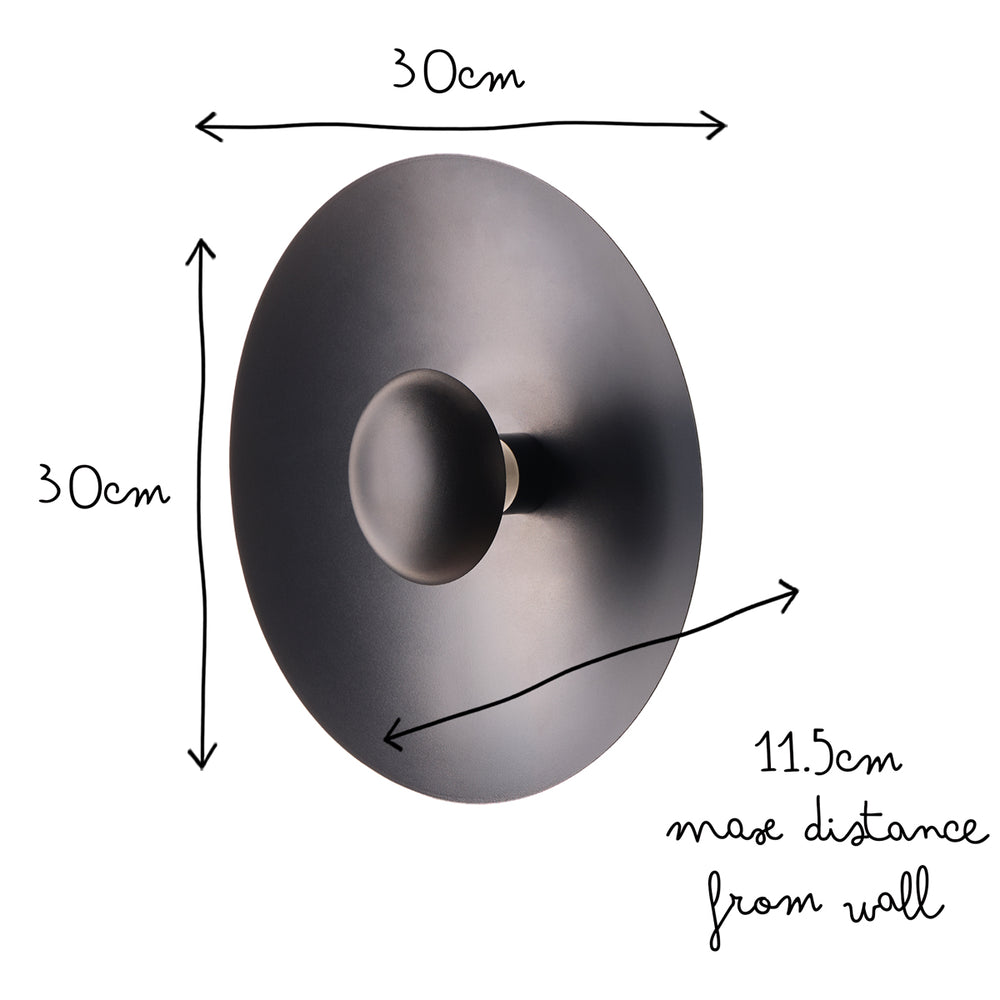 Pooky - Mykolas IP54 Wall Light - Black