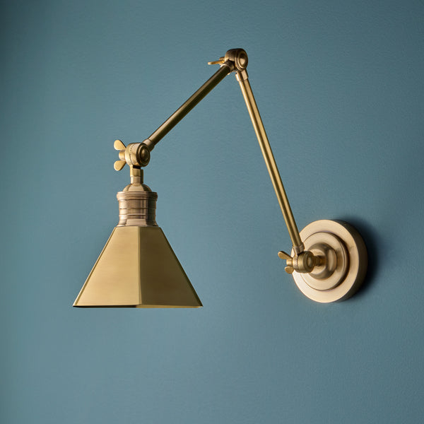Pooky - Paxton Wall Light - Antique Brass