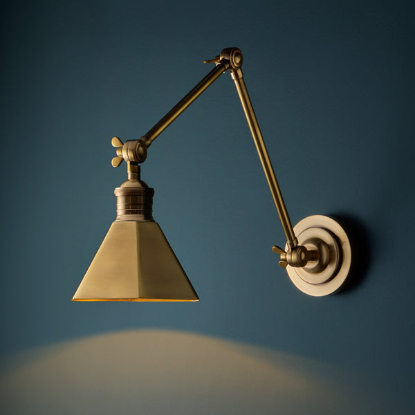 Pooky - Paxton Wall Light - Antique Brass