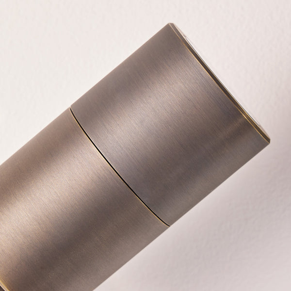 Pooky - Motion Sensor Double Portreath Ip65 Adjustable Pillar Light - Bronze