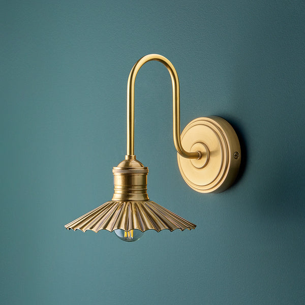 Pooky - Pluie Wall Light - Antique Brass