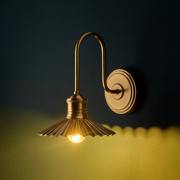 Pooky - Pluie Wall Light - Antique Brass