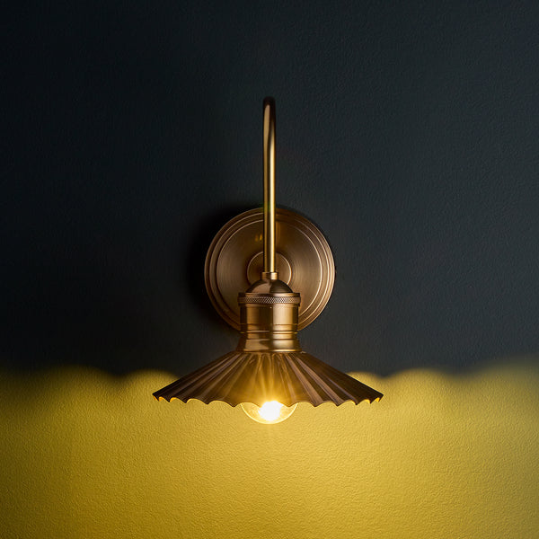 Pooky - Pluie Wall Light - Antique Brass