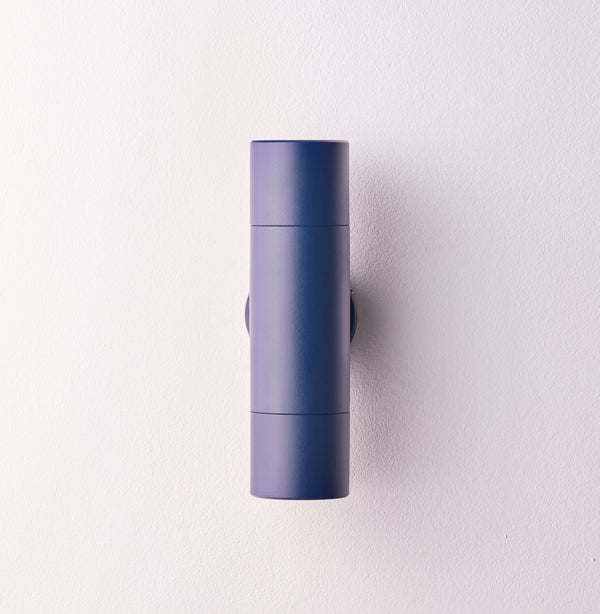 Pooky - Portreath Ip65 Up And Down Pillar Light - Bluestone