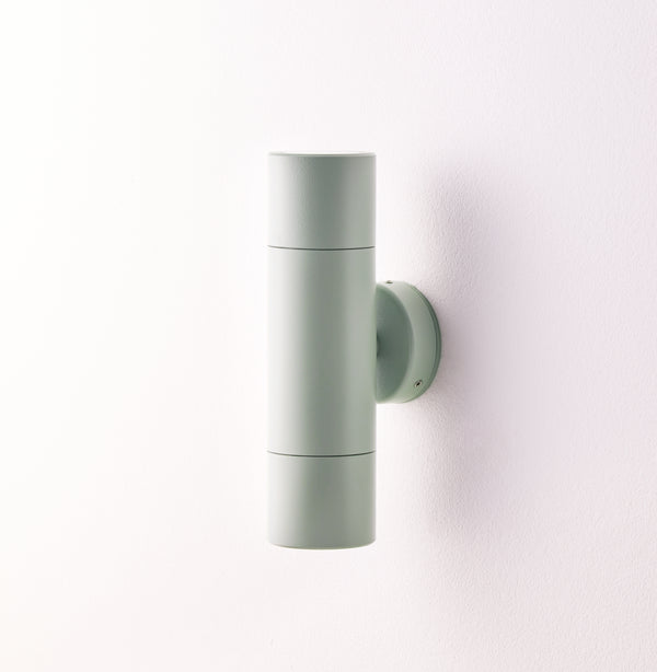 Pooky - Portreath Ip65 Up And Down Pillar Light - Green Bay