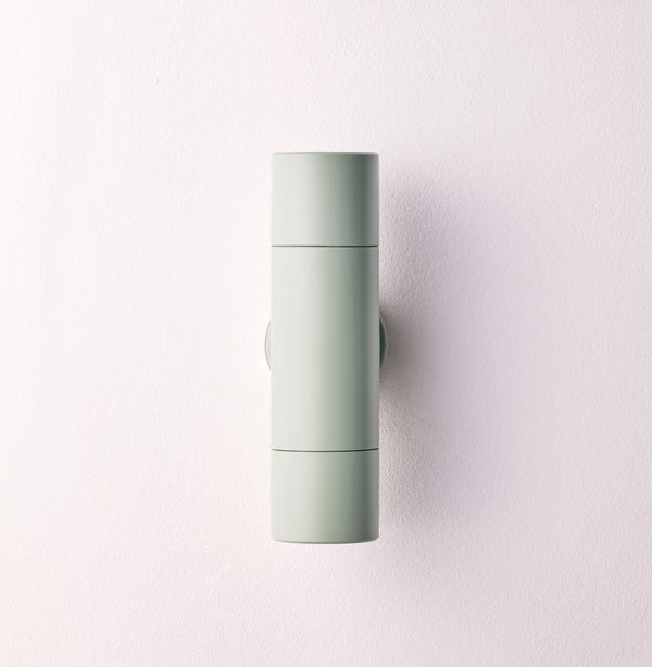 Pooky - Portreath Ip65 Up And Down Pillar Light - Green Bay