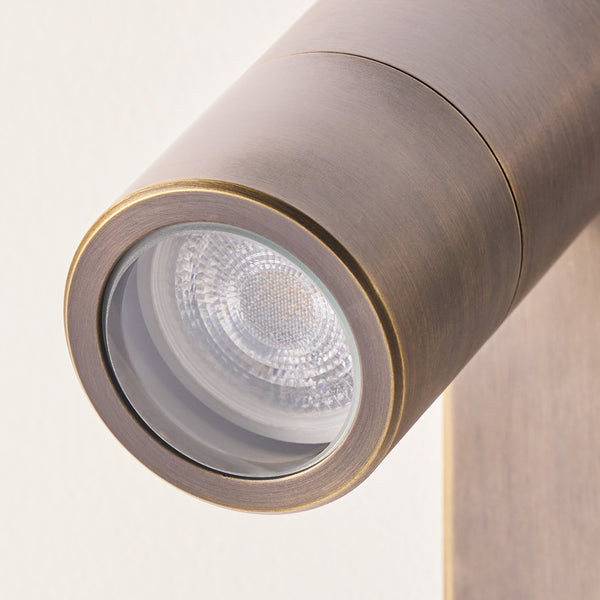 Pooky - Motion Sensor Portreath Ip65 Adjustable Pillar Light - Bronze
