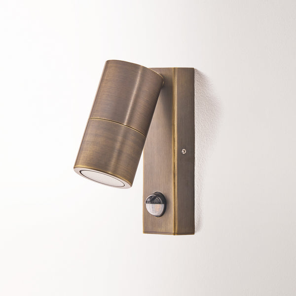 Pooky - Motion Sensor Portreath Ip65 Adjustable Pillar Light - Bronze