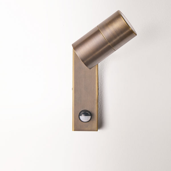 Pooky - Motion Sensor Portreath Ip65 Adjustable Pillar Light - Bronze