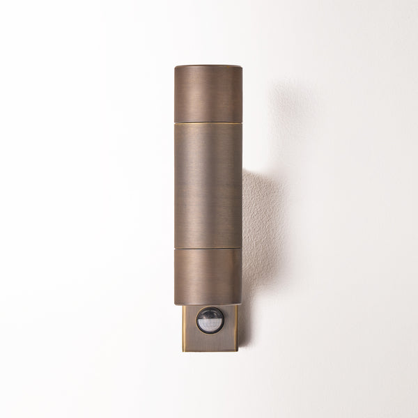 Pooky - Motion Sensor Portreath Up And Down Ip65 Pillar Light - Bronze