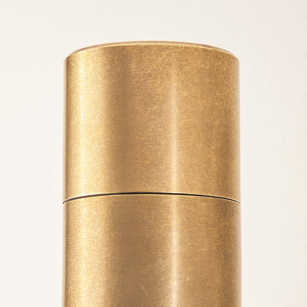 Pooky - Motion Sensor Portreath Up And Down Ip65 Pillar Light - Brass