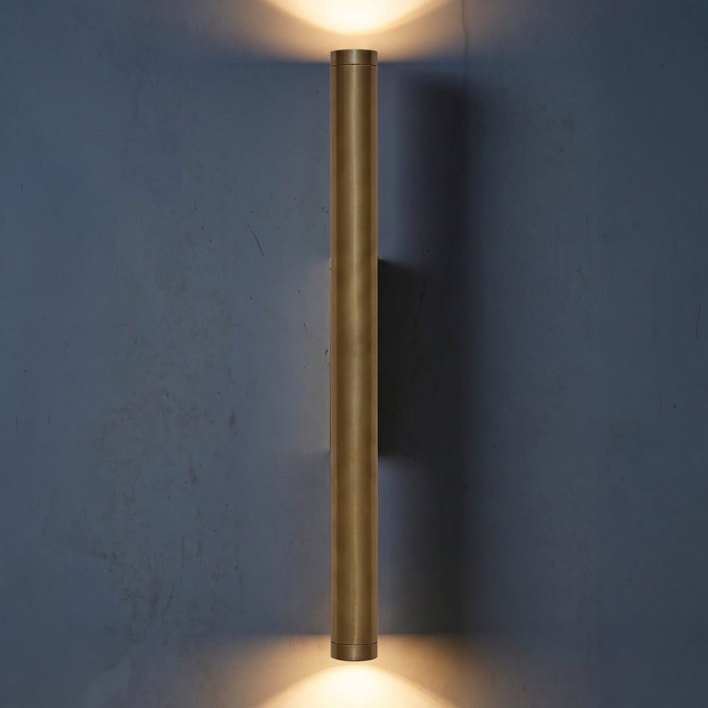 Pooky - Portleven IP65 Wall Light - Aged Brass