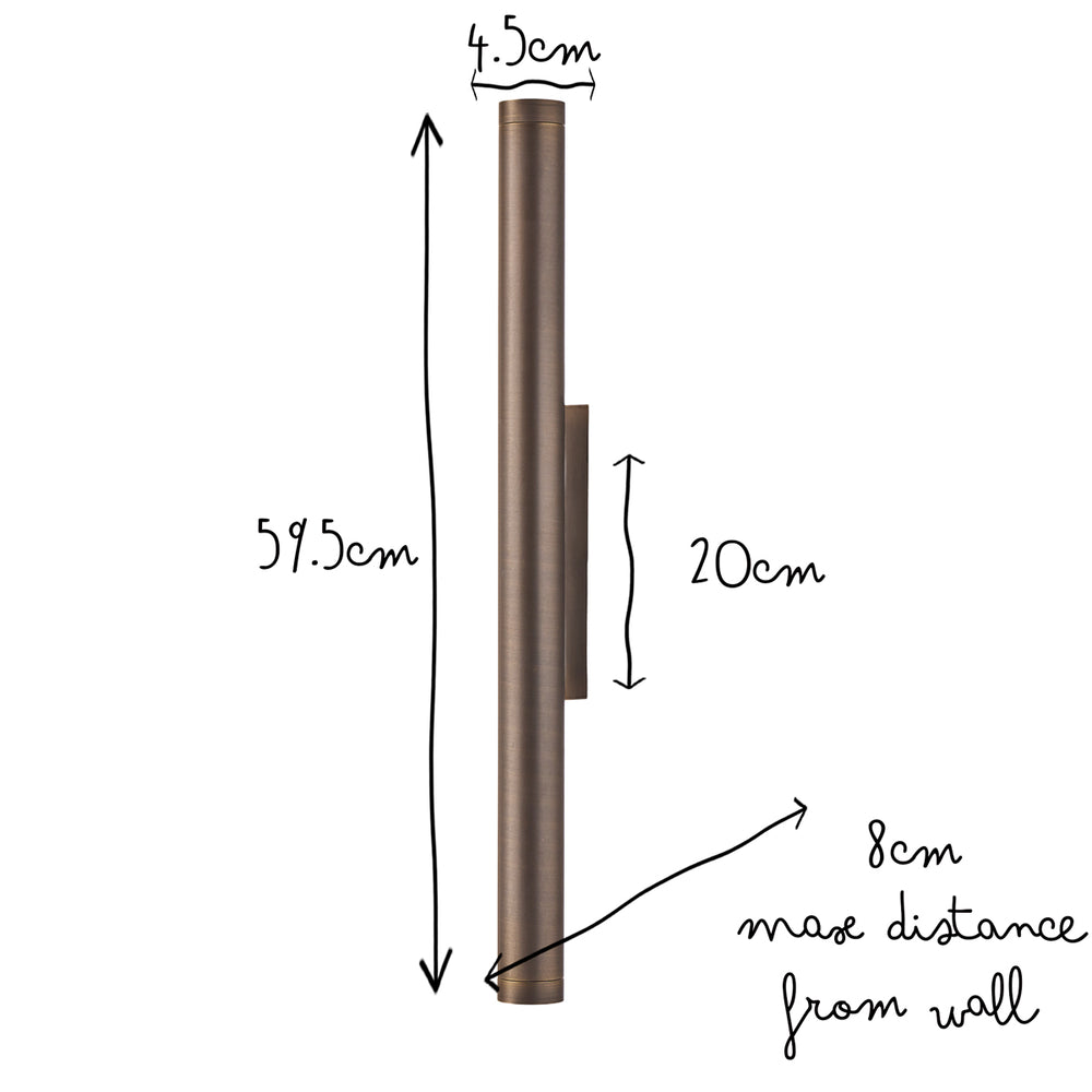 Pooky - Portleven IP65 Wall Light - Bronze