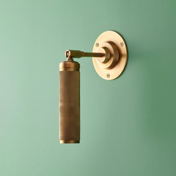 Pooky - Quantum Single Wall Light - Antiqued Brass
