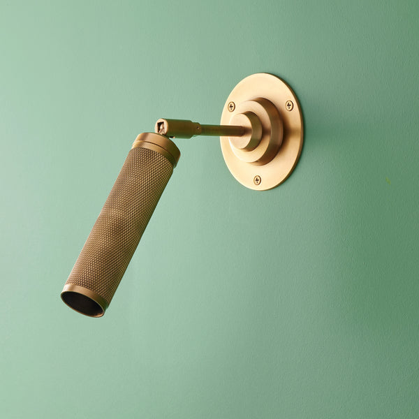 Pooky - Quantum Single Wall Light - Antiqued Brass