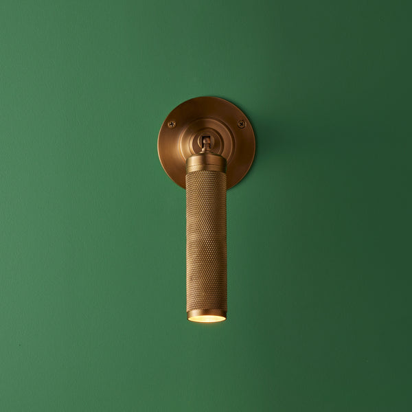 Pooky - Quantum Single Wall Light - Antiqued Brass