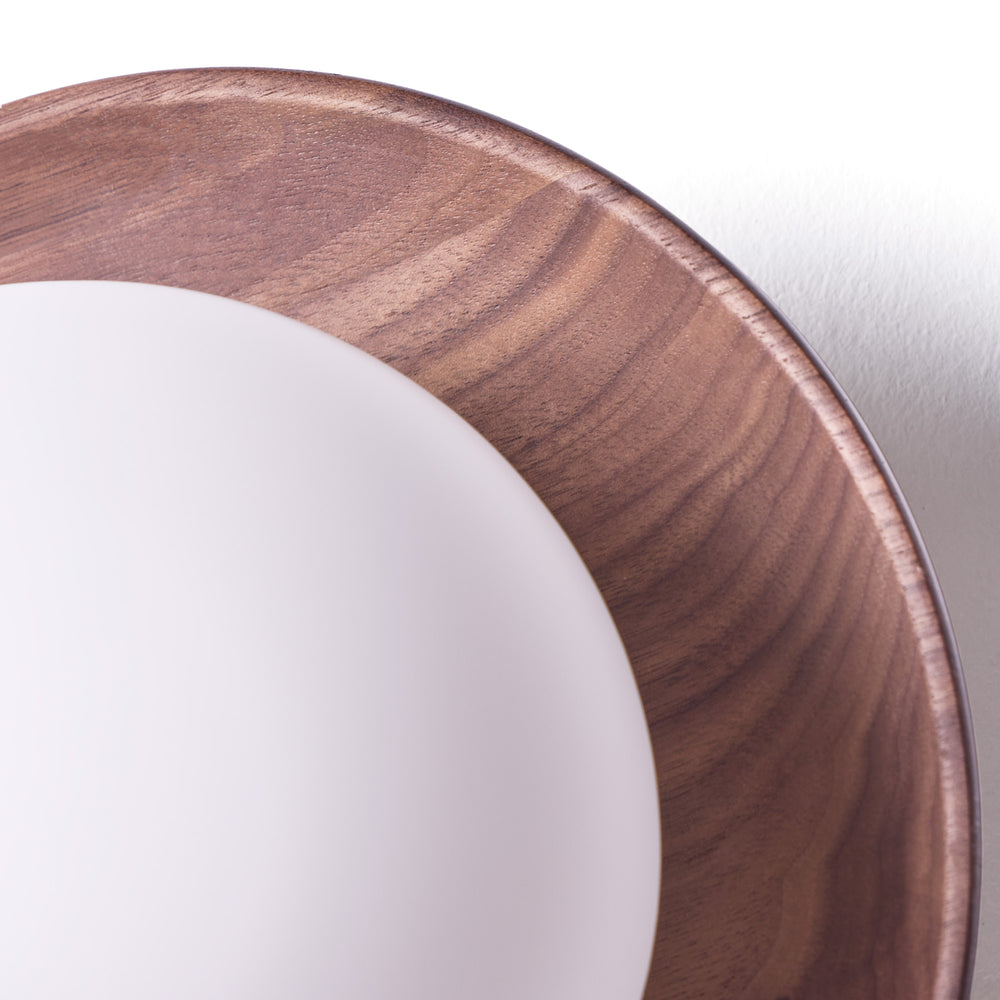 Pooky - Rondel Wall Light - Dark Walnut