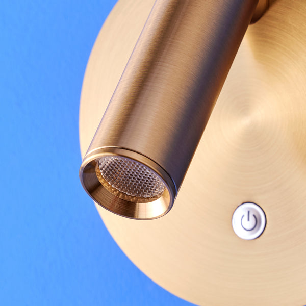 Pooky - Focus Rechargeable Wall Light - Antique Brass