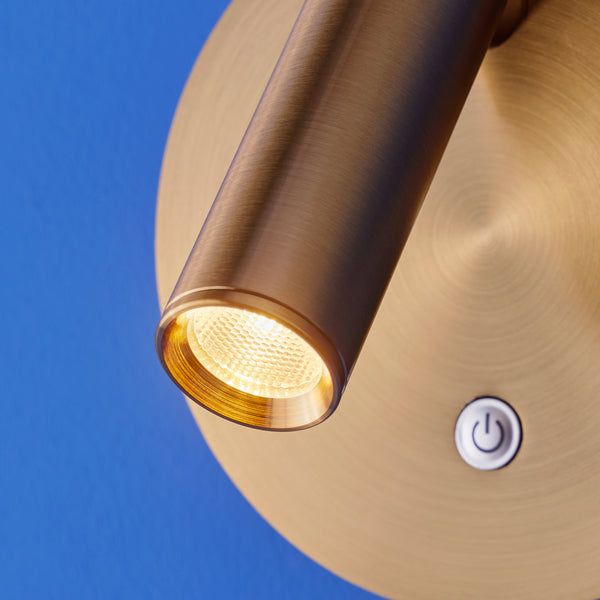 Pooky - Focus Rechargeable Wall Light - Antique Brass