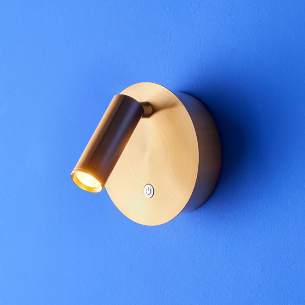 Pooky - Focus Rechargeable Wall Light - Antique Brass