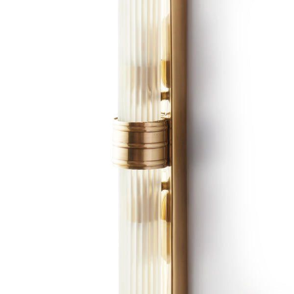 Pooky - Rodtastic ip44 Wall Light - Brass and Frosted Glass