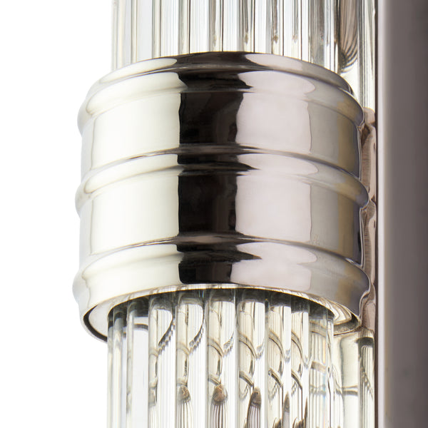 Pooky - Rodtastic ip44 Wall Light - Nickel and Glass